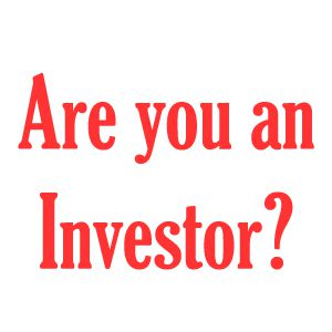 Jus-1;Are you an Investor?